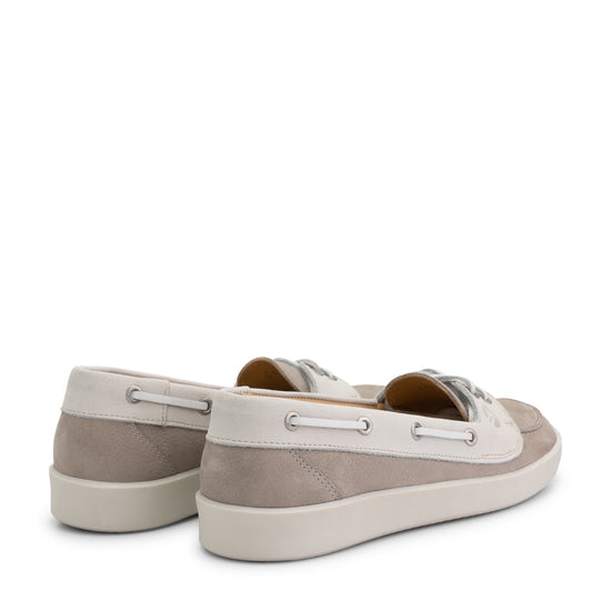 Marazion Women - Boat shoes - Leather - Grey BD