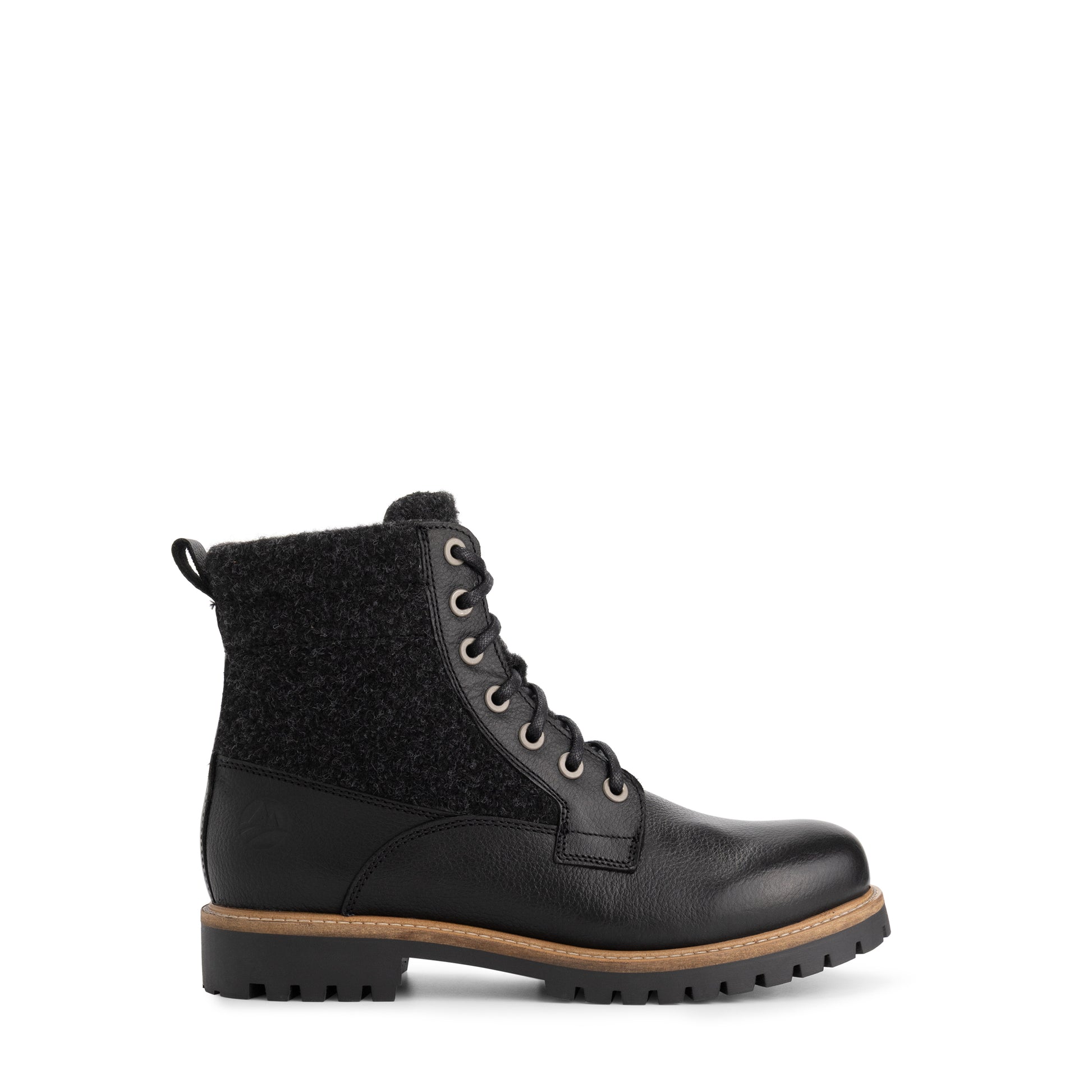 Enningdal Men - Lace-up boots - Wool/Felt - Black R