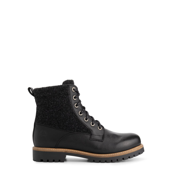 Enningdal Men - Lace-up boots - Wool/Felt - Black R