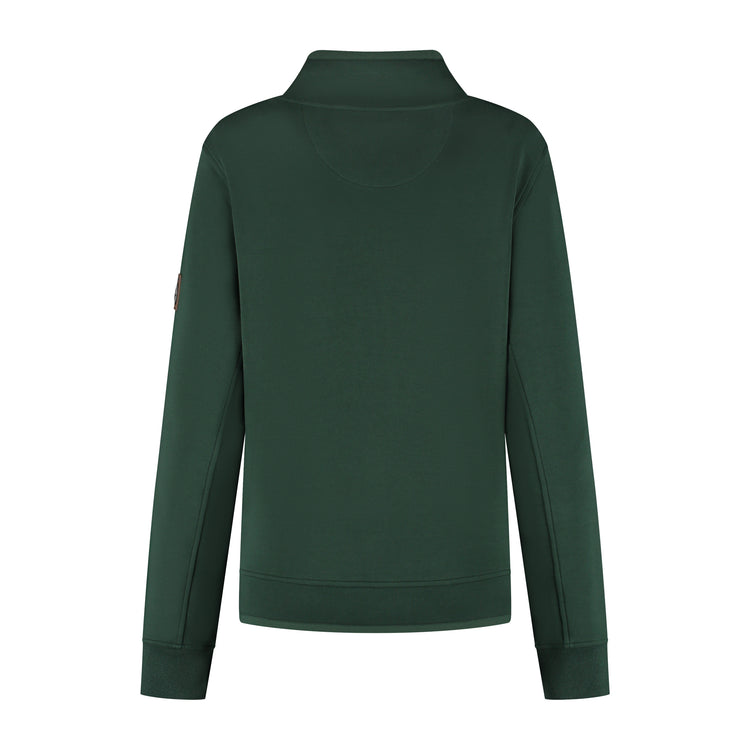 Olia Women - Outdoor Cardigan - Sweat - Dark green B