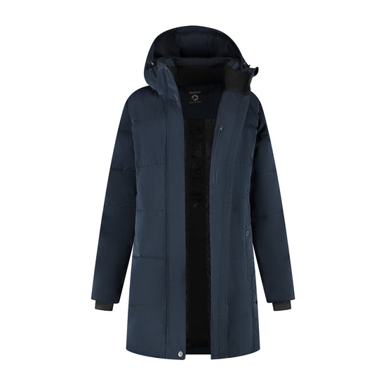 Rissne Women - Puffer jacket - Water-resistant - Navy CVO