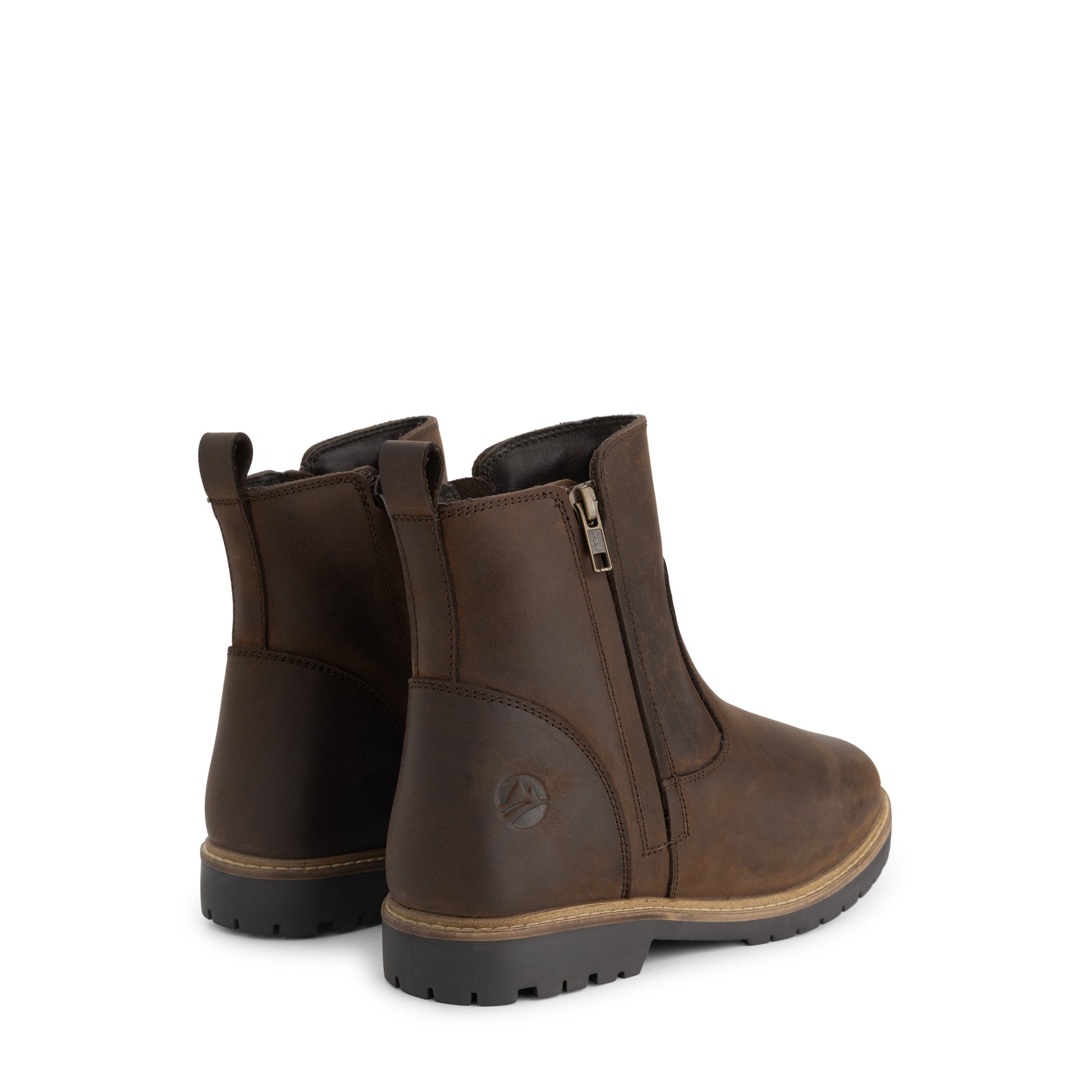 Brunoya Women - Ankle Boots - Wool-Lined - Dark Brown BD