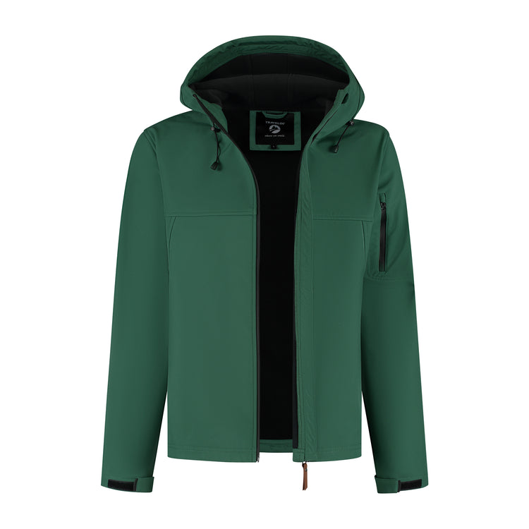 Stian - Waterproof softshell jacket - Men - Dark green CVO