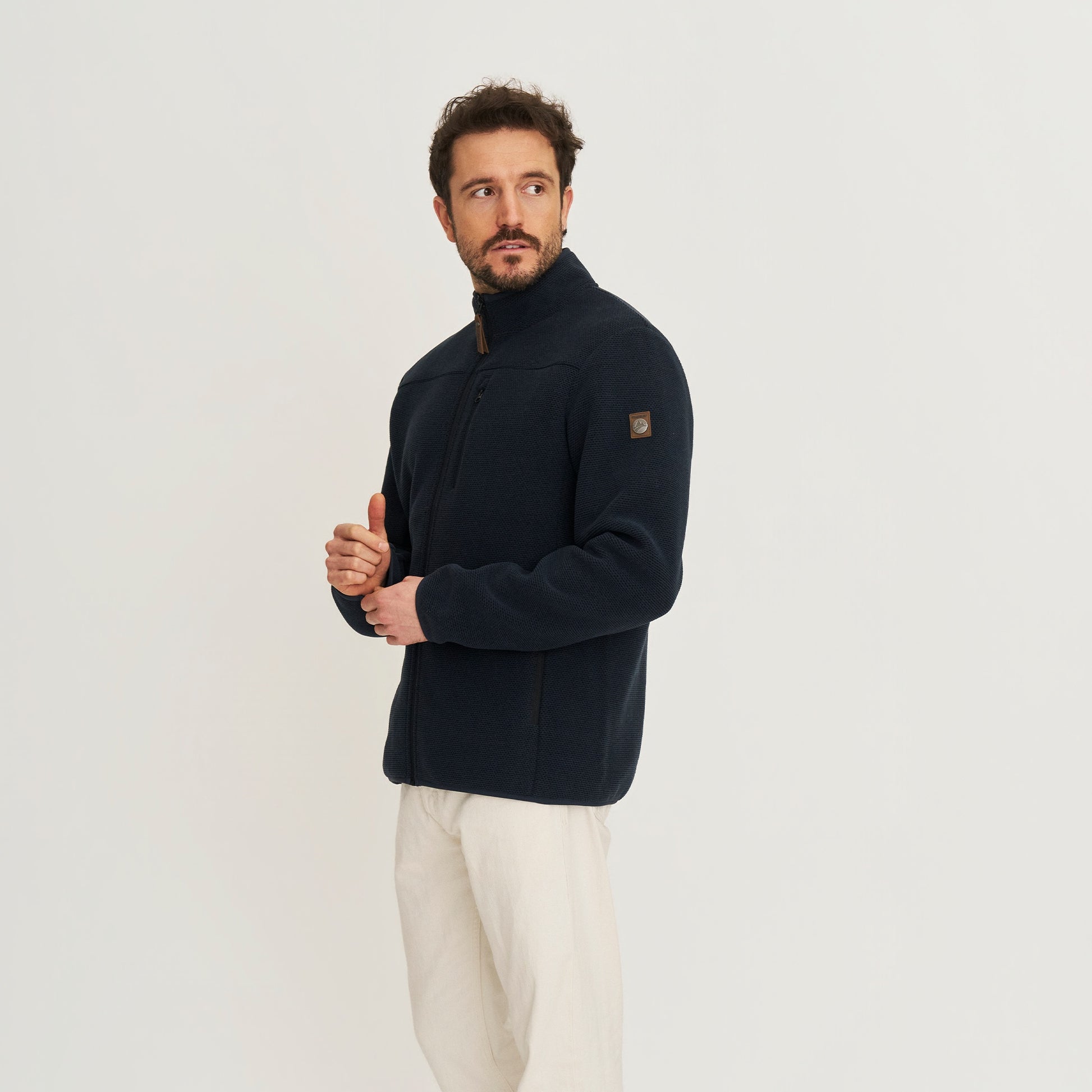Lars Men - Outdoor cardigan - Navy MV2