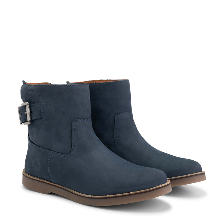 Louargat Women - Ankle Booties - Leather - Blue FRD