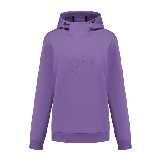 Maren Women - Outdoor sweater - Hoodie - Purple F