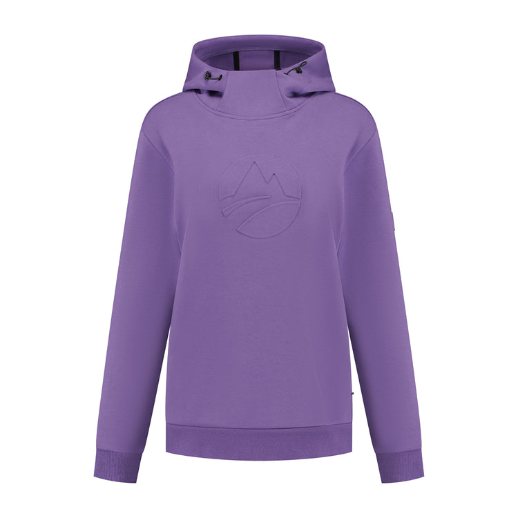 Maren Women - Outdoor sweater - Hoodie - Purple F
