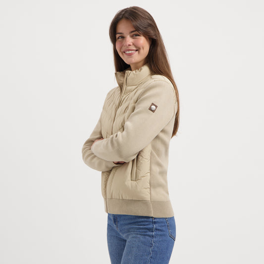 Dana Women - Outdoor cardigan - Padded - Sand MV