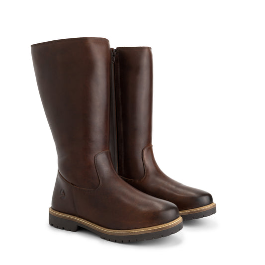 Jondal Women - Ankle Boots - Wool-Lined - Dark Brown FRD