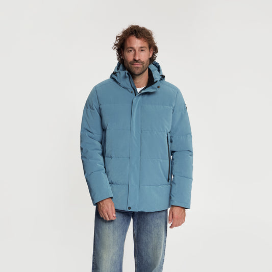 Asberg Men - Puffer Winter Jacket - Waterproof - Blue MV
