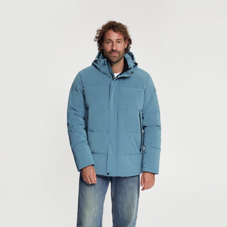 Asberg Men - Puffer Winter Jacket - Waterproof - Blue MV