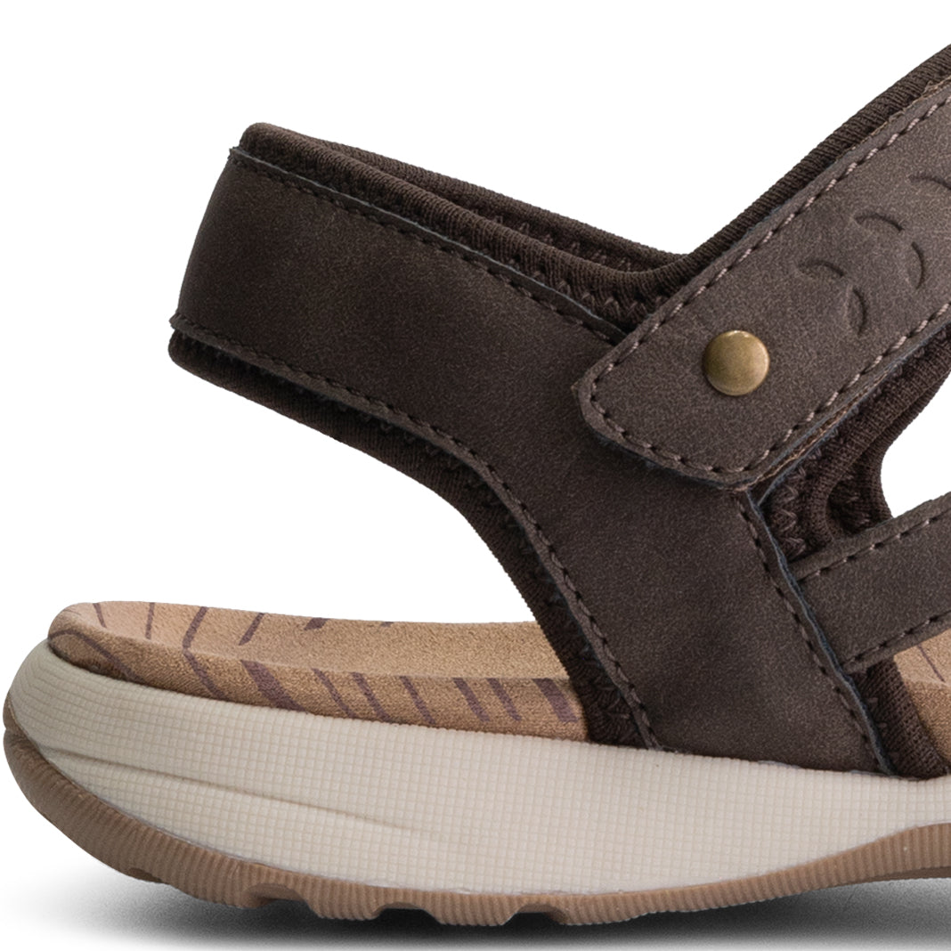 Sollia - Walking sandals - Women - Dark brown DFH