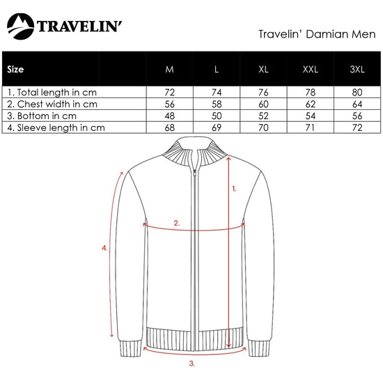 Damian Men - Outdoor cardigan - Padded - Sand SC