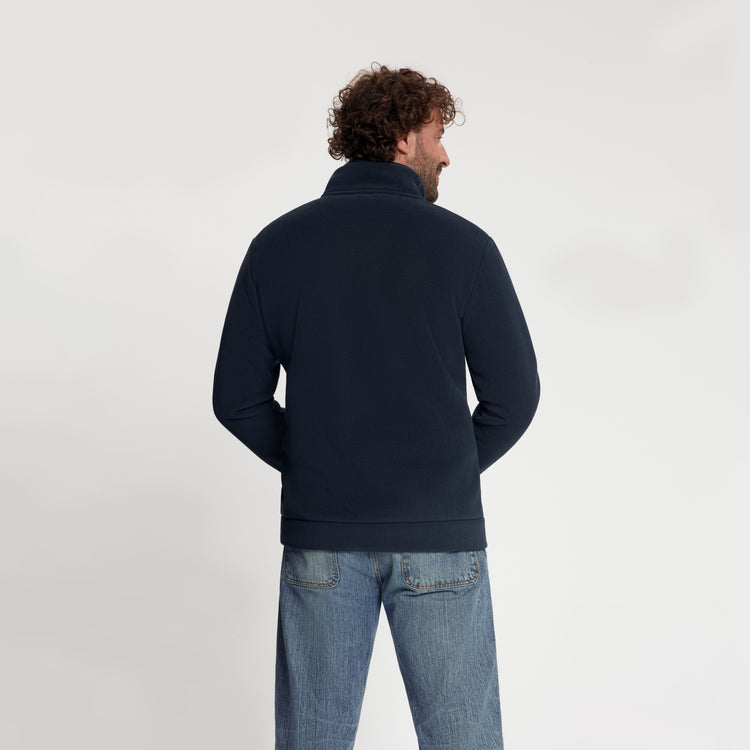 Rolf Men - Outdoor Vest - Fleece - Navy MV3