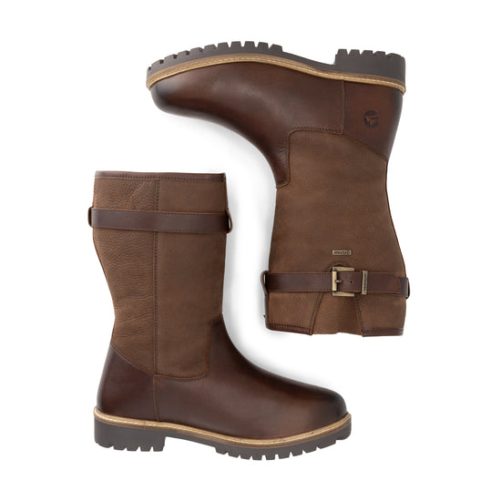 Vrangen Men - Outdoor Boots - Wool-Lined - Dark Brown UPD