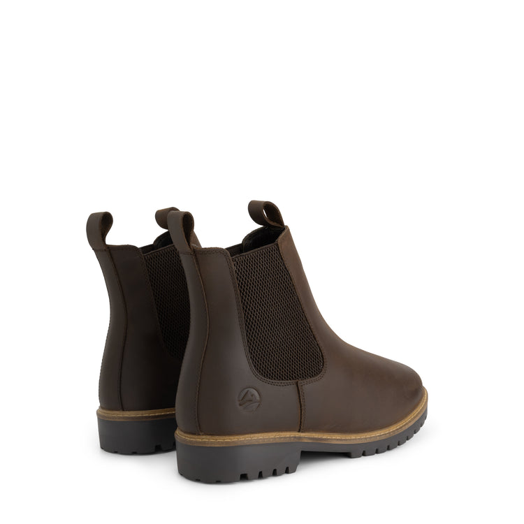 Hossa Men - Chelsea Boots - Wool-Lined - Dark Brown BD
