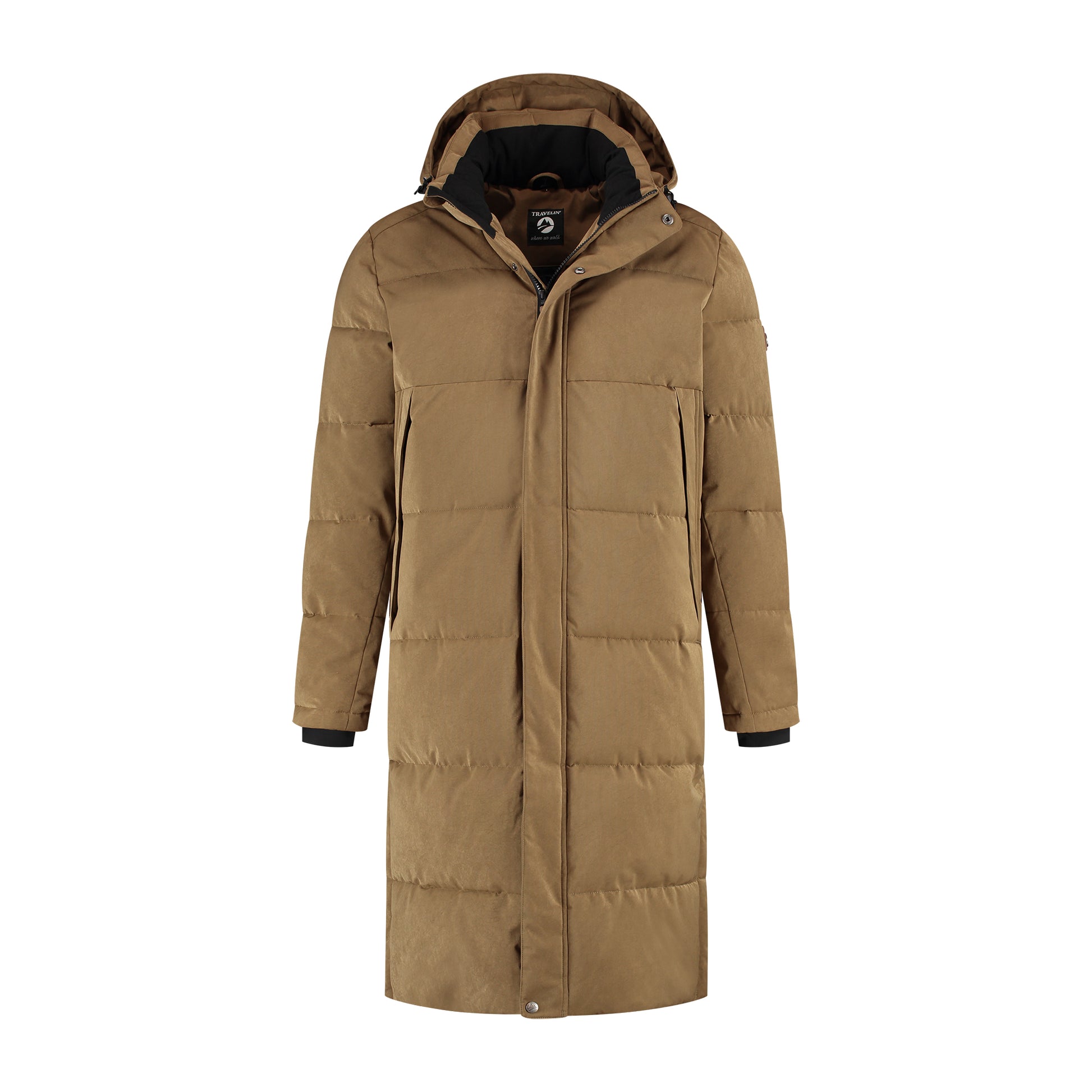 Kalmar Men - Puffer jacket - Water-resistant - Brown F