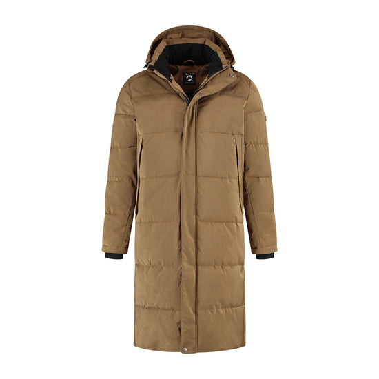 Kalmar Men - Puffer jacket - Water-resistant - Brown F