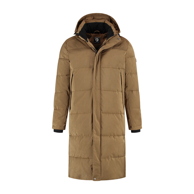 Kalmar Men - Puffer jacket - Water-resistant - Brown F