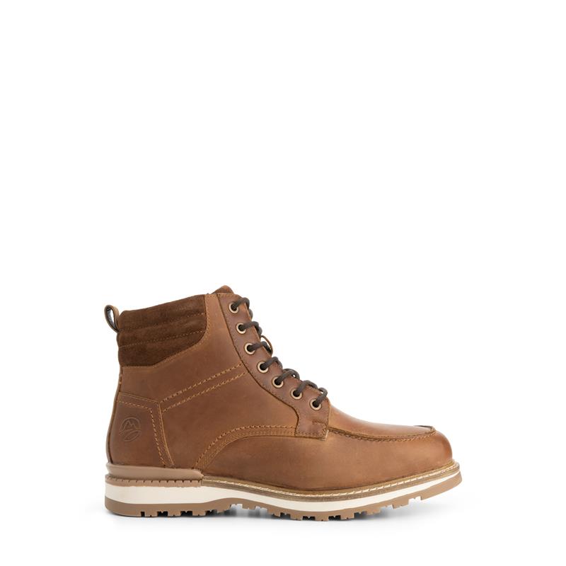 Lindved Men - Lace-up boots - Wool-lined - Cognac R
