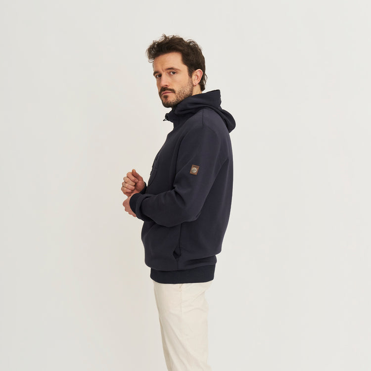 Morten Men - Outdoor sweater - Hoodie - Navy MV2
