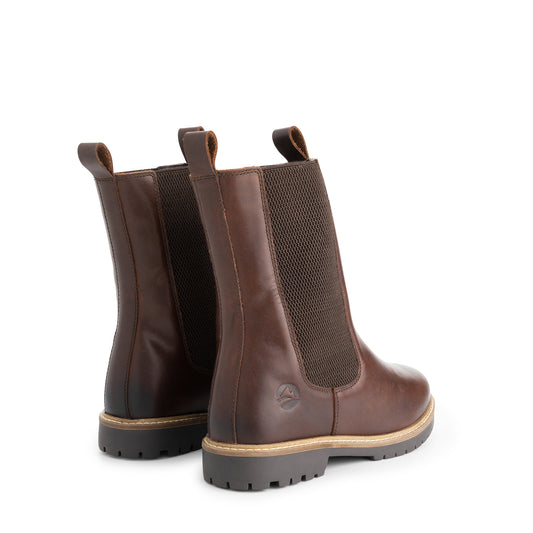 Ferring Women - Chelsea boots - Wool-lined - Dark brown BD