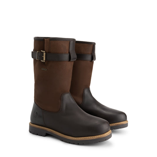 Frostad Men - Outdoor Boots - Wool-Lined - Dark Brown FRD