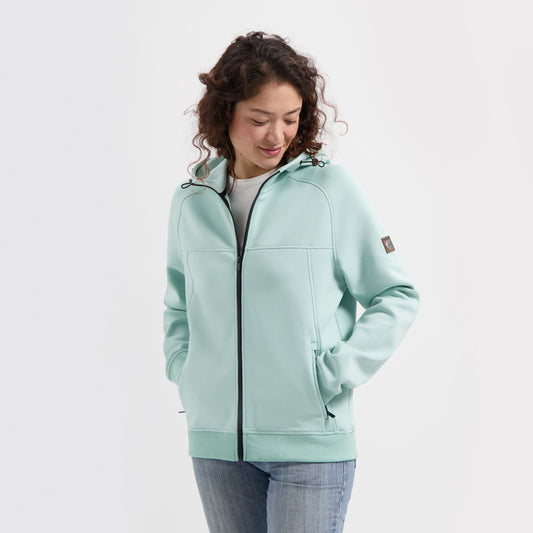 Sanna Women - Outdoor cardigan - Sweater - Green MV