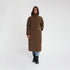 Andels Women - Puffer Winter Jacket - Waterproof - Dark Brown MV