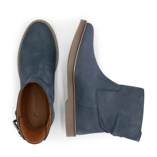 Louargat Women - Ankle Booties - Leather - Blue UPD