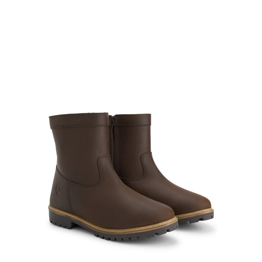 Osterby Men - Boots - Wool-Lined - Dark Brown FRD