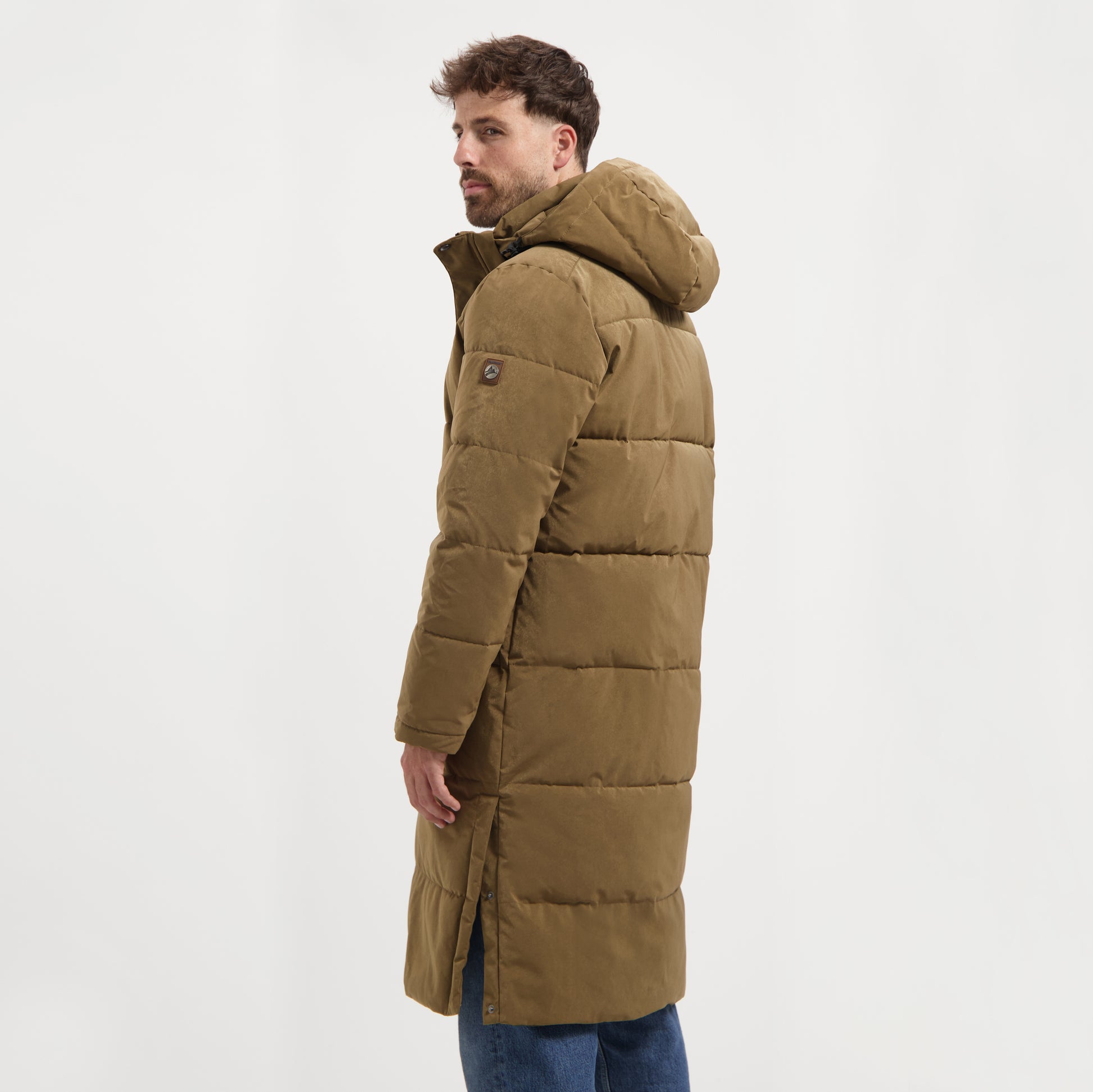 Kalmar Men - Puffer jacket - Water-resistant - Brown MV