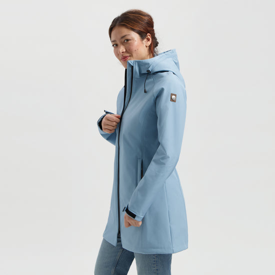Tuula Women - Softshell jacket - Waterproof - Blue MV
