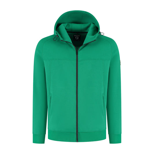 Soren Men - Outdoor cardigan - Sweater - Dark green F