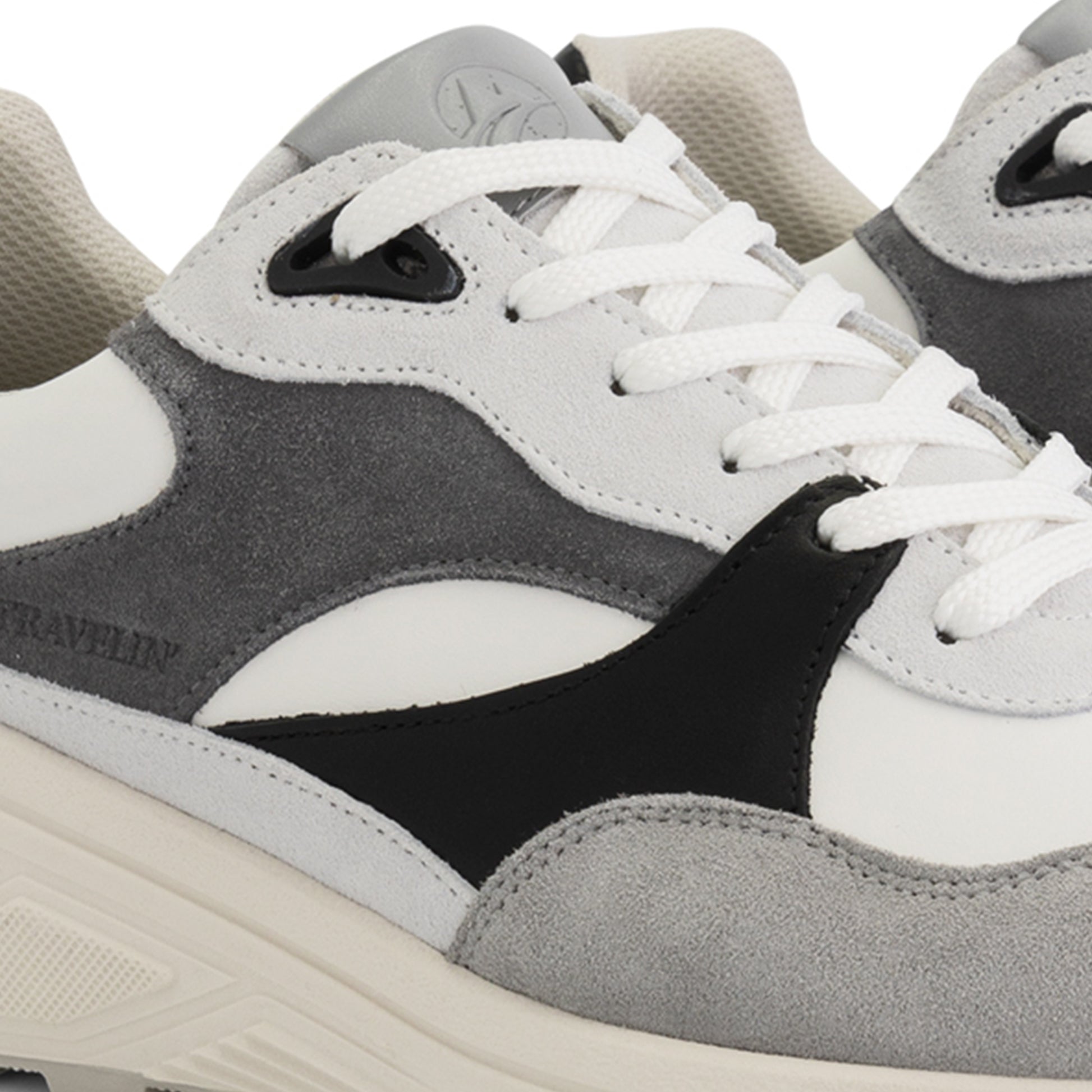 Rushden Men - Sneakers - Leather - Grey/Black DFW