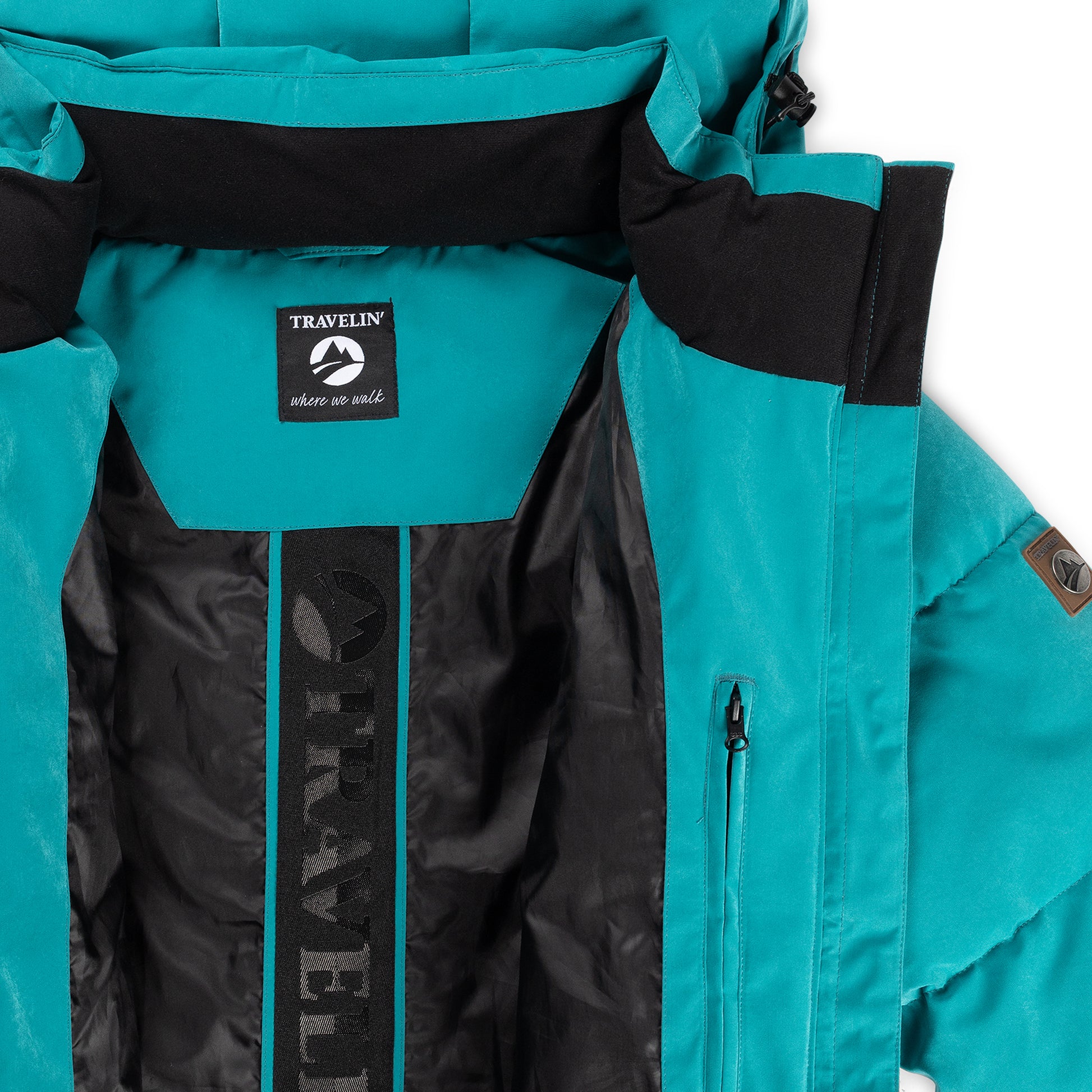 Franska Women - Puffer jacket - Water-resistant - Turquoise DCI