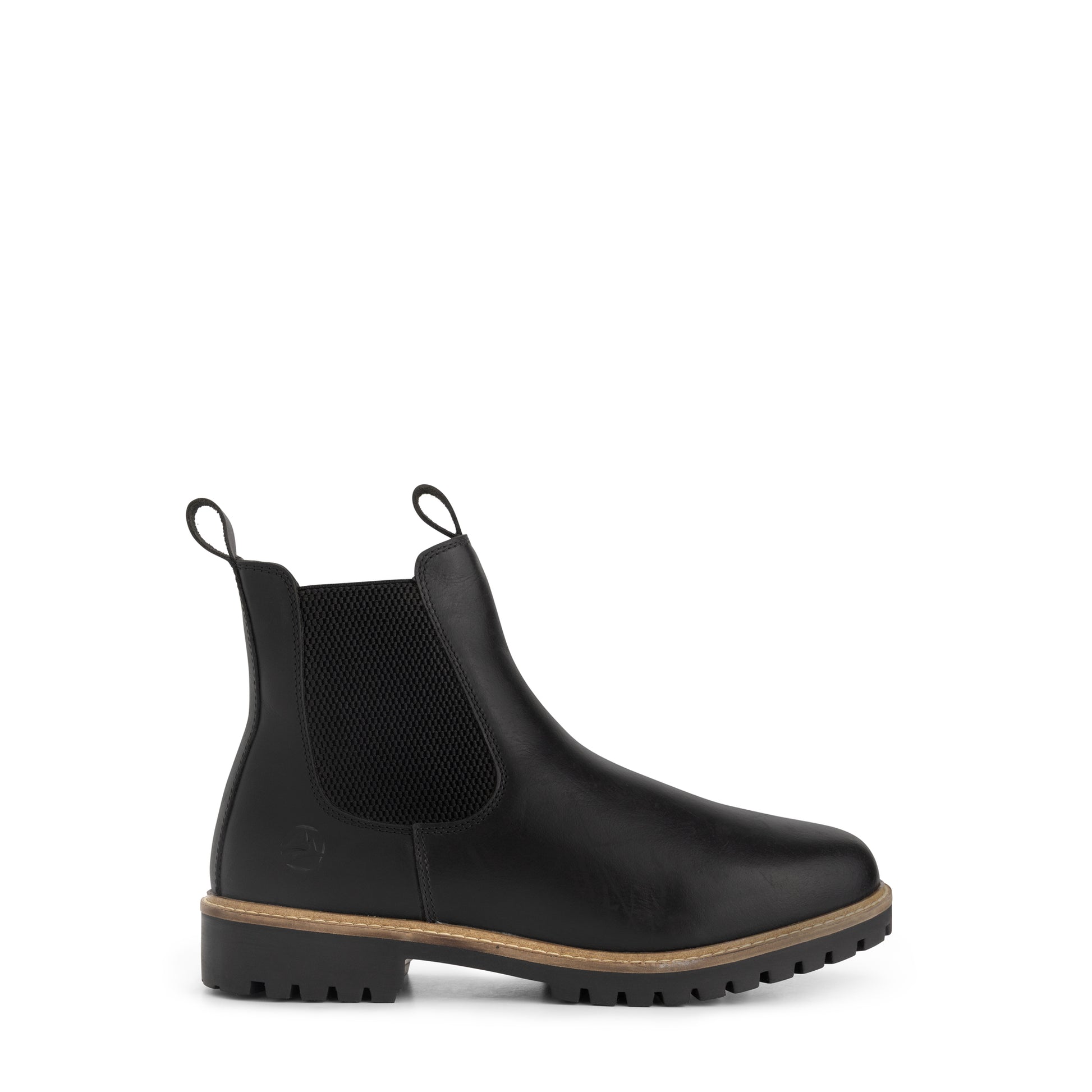 Hossa Men - Chelsea Boots - Wool-Lined - Black R