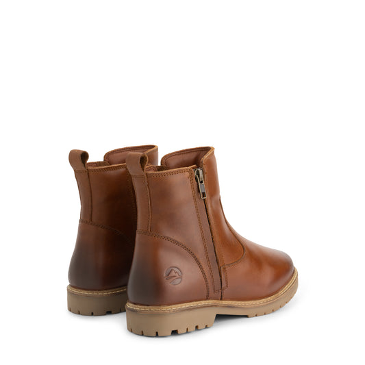 Bronderslev Women - Ankle Boots - Wool-Lined - Cognac BD