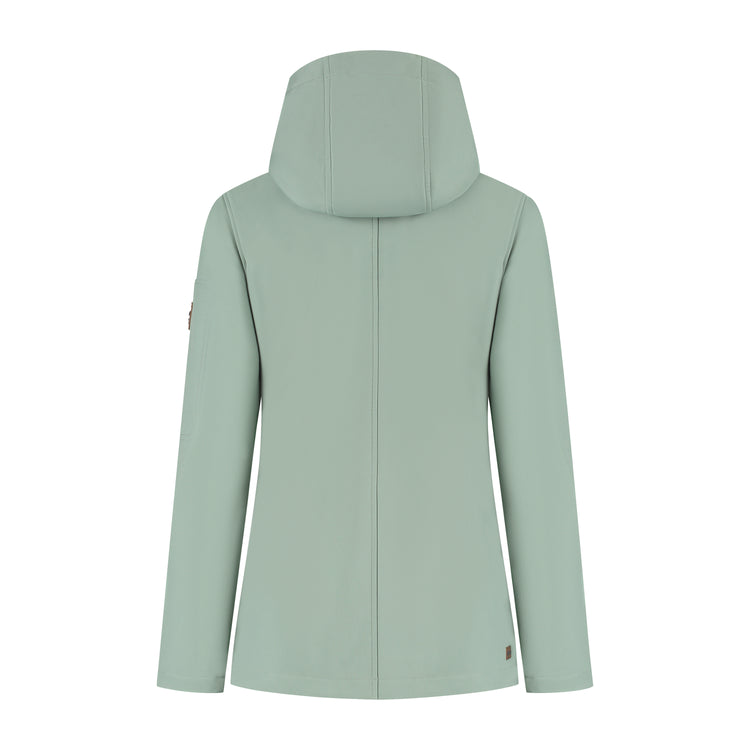 Malika - Waterproof softshell jacket - Women - Green B