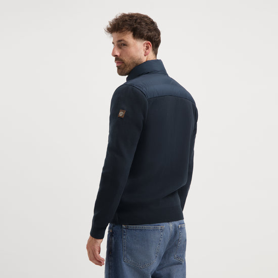 Damian Men - Outdoor cardigan - Padded - Navy MV