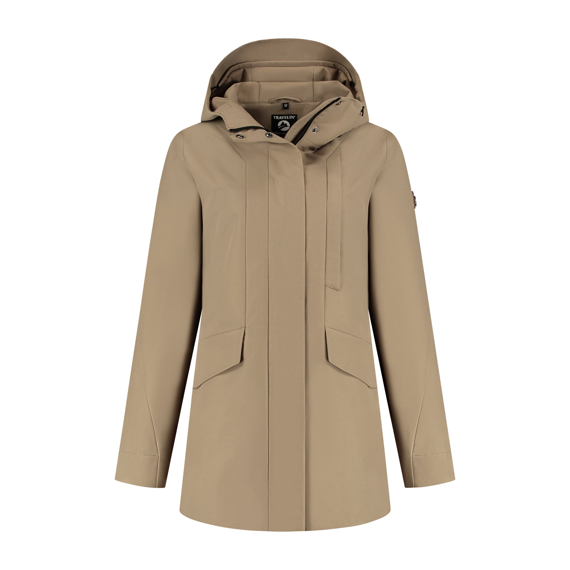 Leyla Women - Hardshell jacket - Waterproof - Light brown F