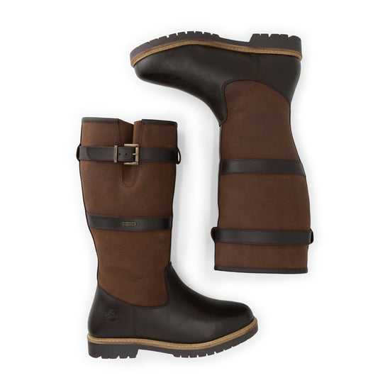 Gronvik Women - Outdoor Boots - Wool-Lined - Dark Brown UPD