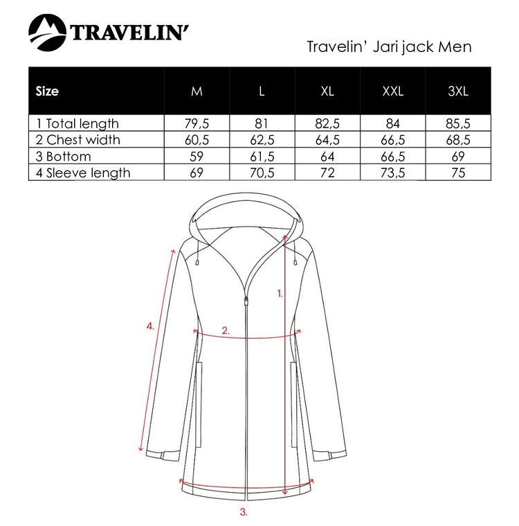 Jari - Waterproof jacket - Men - Dark green SC