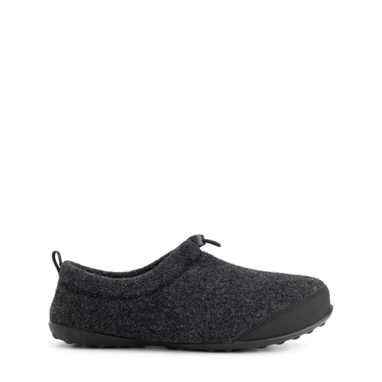 Back2Home Men - House slippers - Wool - Dark grey R
