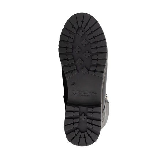 Torpsund Women - Lace-Up Boots with Zipper - Wool-Lined - Black UNS