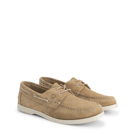 Krokvag Men - Boat shoes - Suede - Light brown FRD