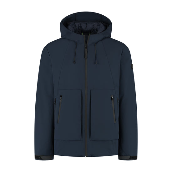 Nathan Men - Lined Hardshell Jacket - Navy F