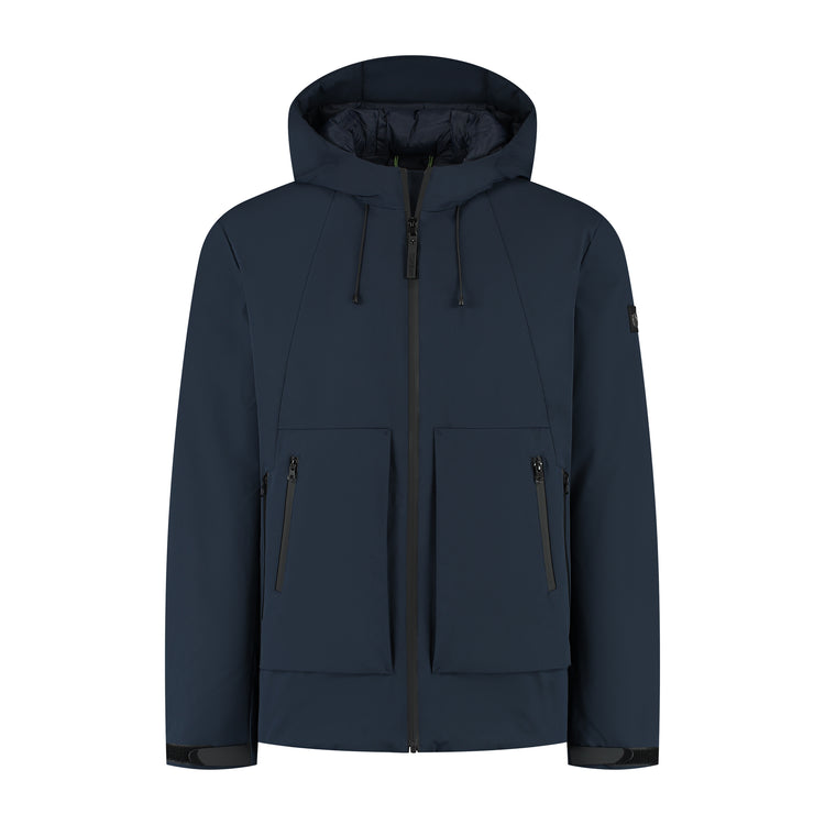 Nathan Men - Lined Hardshell Jacket - Navy F