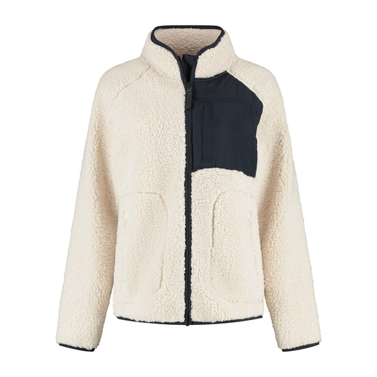 Odile Women - Outdoor Vest - Teddy - Off-White F