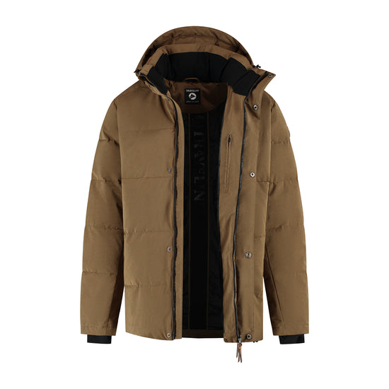 Sverger Men - Puffer jacket - Water-resistant - Brown CVO